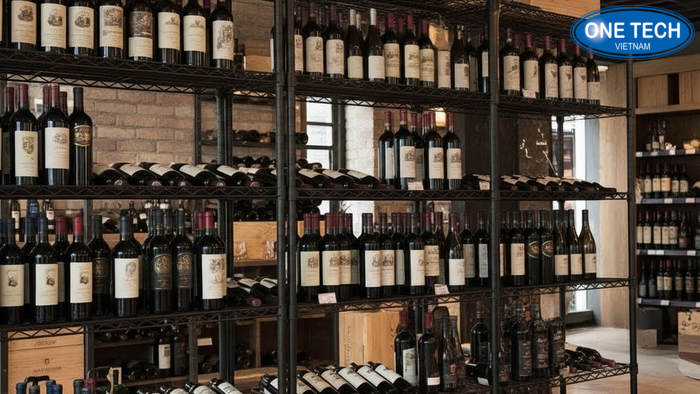 Ke modular lap ghep trung bay ruou Module ke roi co the lap ghep linh hoat cho trung bay ruou