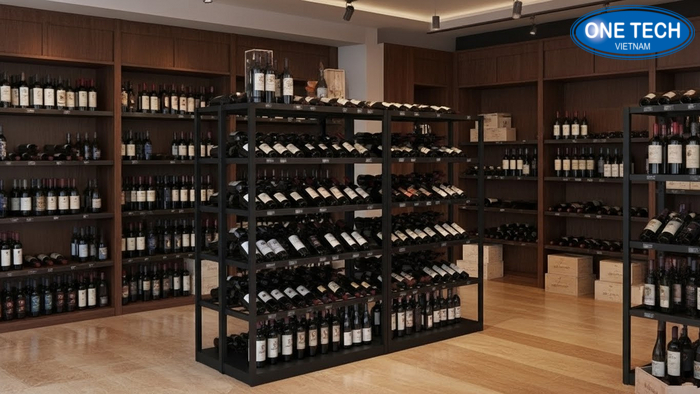 Yeu to anh huong bao gia ke trung bay ruou 2026 So do tom tat cac yeu to anh huong den bao gia ke trung bay ruou