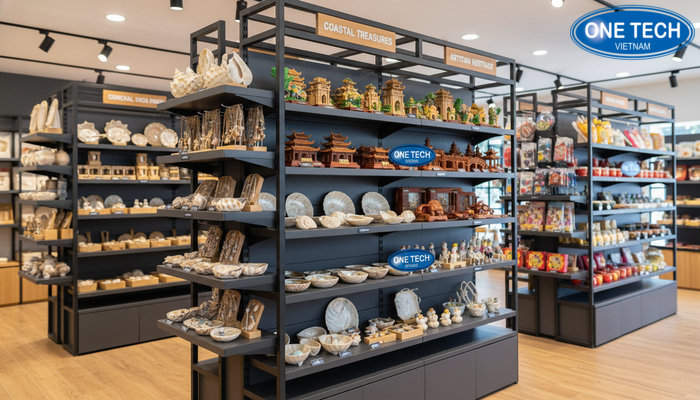 Bộ kệ theo chủ đề giúp kể câu chuyện địa phương qua đồ lưu niệm