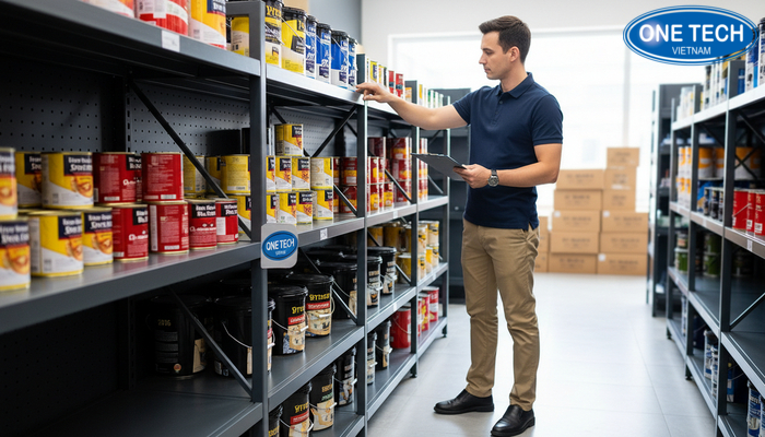 Checklist kiểm tra kệ trưng bày sơn nước trước khi mua và lắp đặt