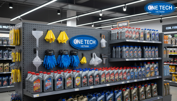 Ke lung ton duc lo trung bay dau nhot co the treo phu kien