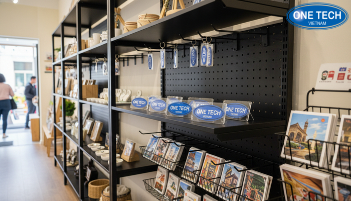 Kệ treo tường đa năng trưng bày quà tặng lưu niệm cho không gian nhỏ