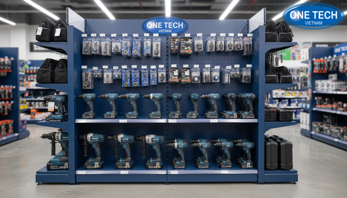 Tiêu chí chọn kệ trưng bày máy khoan Sơ đồ tiêu chí chọn kệ trưng bày máy khoan theo kích thước tải trọng môi trường