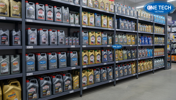 Tong hop cac mau ke trung bay dau nhot pho bien de lua chon nhanh