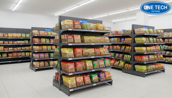 Bảng giá tham khảo kệ rổ mì theo nhóm cấu hình và nhu cầu trưng bày