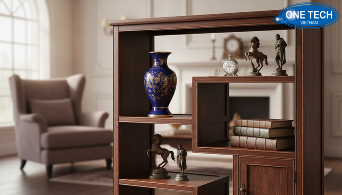 Mẫu kệ trưng bày đồ cổ 02 Mẫu kệ trưng bày đồ cổ 02, gợi ý ứng dụng và kích thước