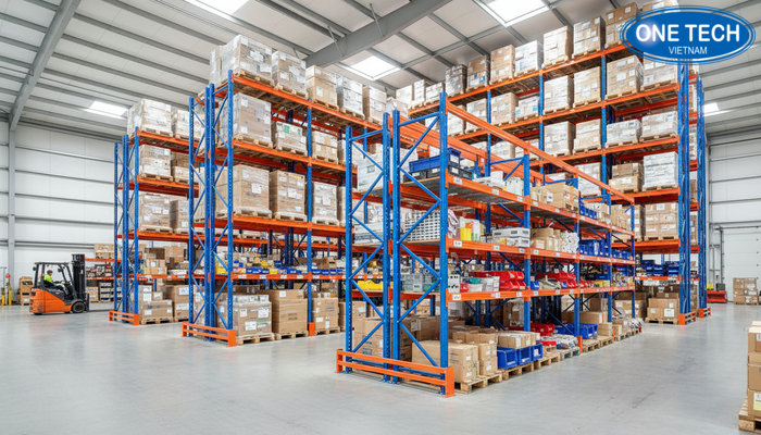 Phân loại kệ selective Các loại kệ selective phổ biến gồm tiêu chuẩn, có sàn, di động, đa tầng