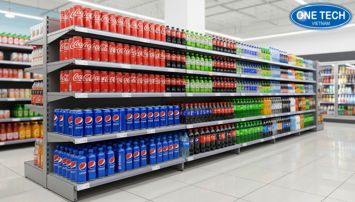 Kệ đa tầng tháo ráp linh hoạt Kệ đa tầng tháo ráp linh hoạt cho điểm bán