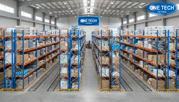 Kệ selective di động Kệ selective di động chạy ray giúp tăng diện tích lưu trữ