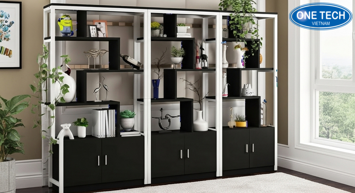 Kệ trưng bày cây cảnh góc tối ưu không gian nhỏ