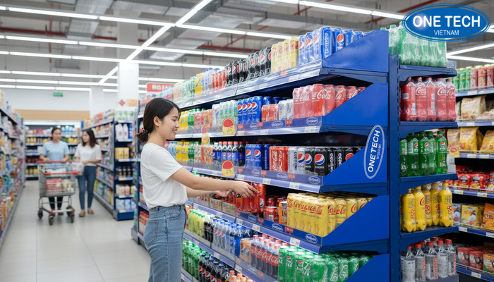 Phản hồi về kệ quảng cáo Pepsi, Coca Phản hồi khách hàng về sự tiện lợi của kệ trưng bày nước ngọt