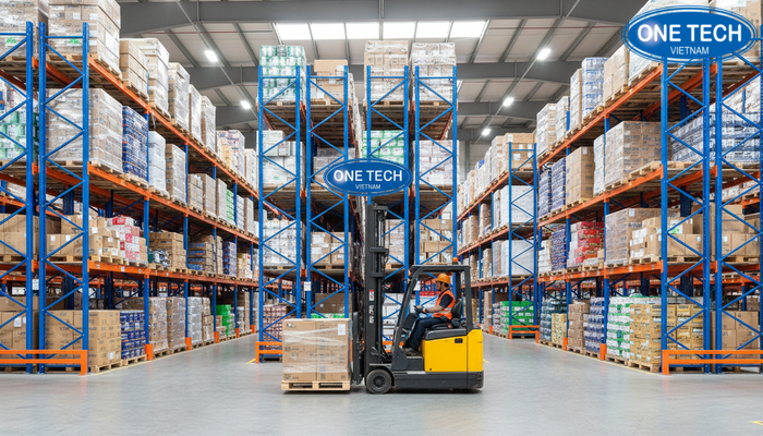 Video ngan van hanh lay pallet ke double deep bang reach truck