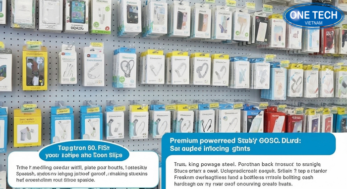 Kệ treo phụ kiện điện thoại di động dạng móc treo