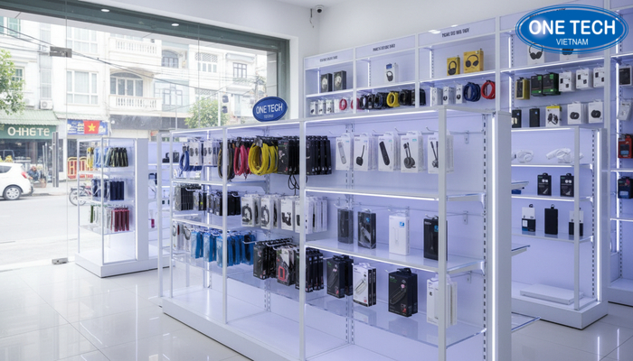 Lựa chọn nhà cung cấp kệ trưng bày phụ kiện điện thoại tại Đà Nẵng