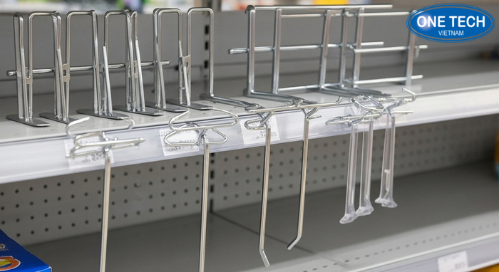 Phụ kiện dễ thay thế cho kệ trưng bày cửa hàng tạp hóa như rào chắn móc treo nẹp giá