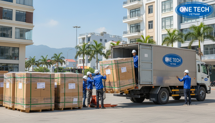 Vận chuyển kệ siêu thị tạp hóa tại Đà Nẵng