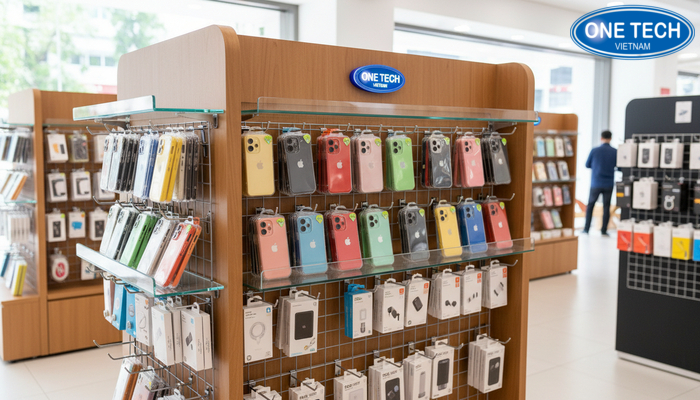 Xu hướng thiết kế kệ trưng bày phụ kiện hiện đại